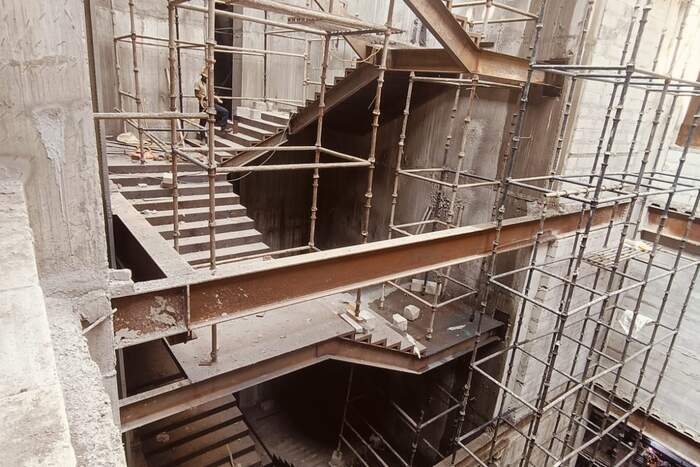 Multi-level scaffolding works