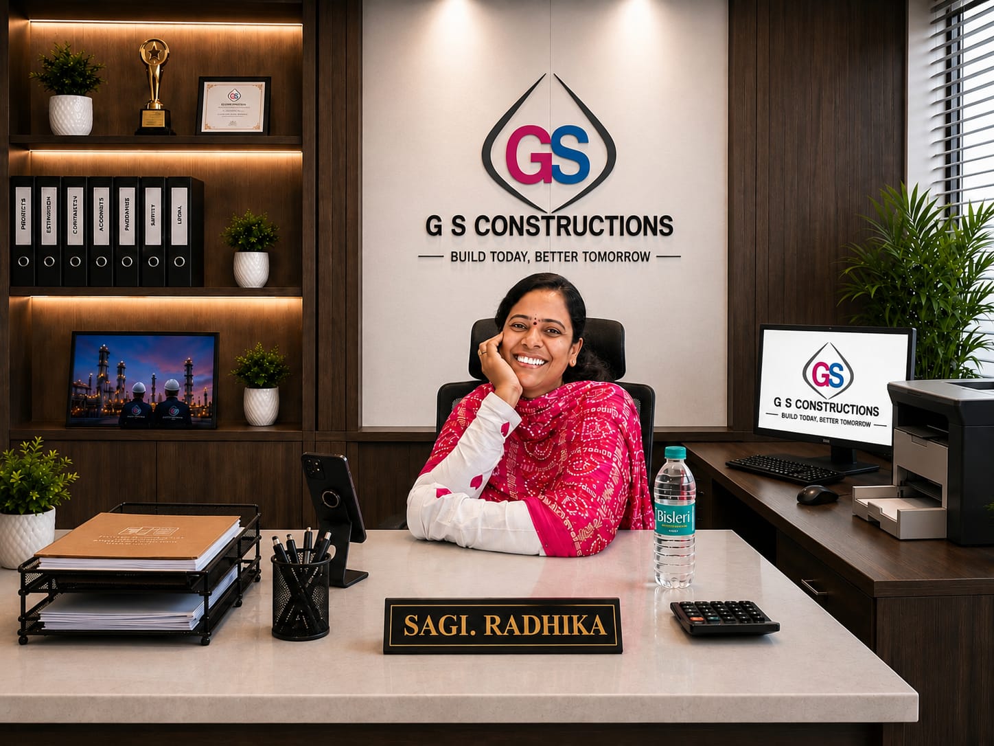 Sagi Radhika, Proprietor, G.S. Constructions